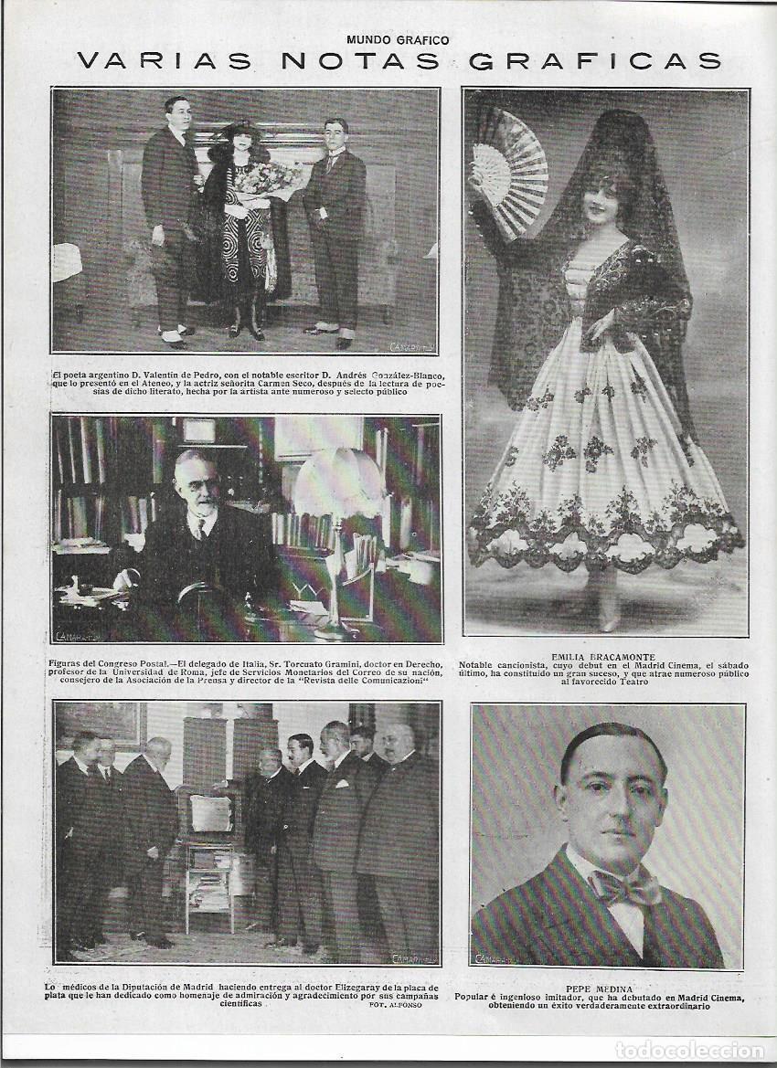 Sammelleidenschaft Papier: A&Ntilde;O 1920 RECORTE PRENSA MADRID HOMENJE DOCTOR ELIZEGARAY PLACA DE PLATA POR SUS LOGROS CIENTIFICOS