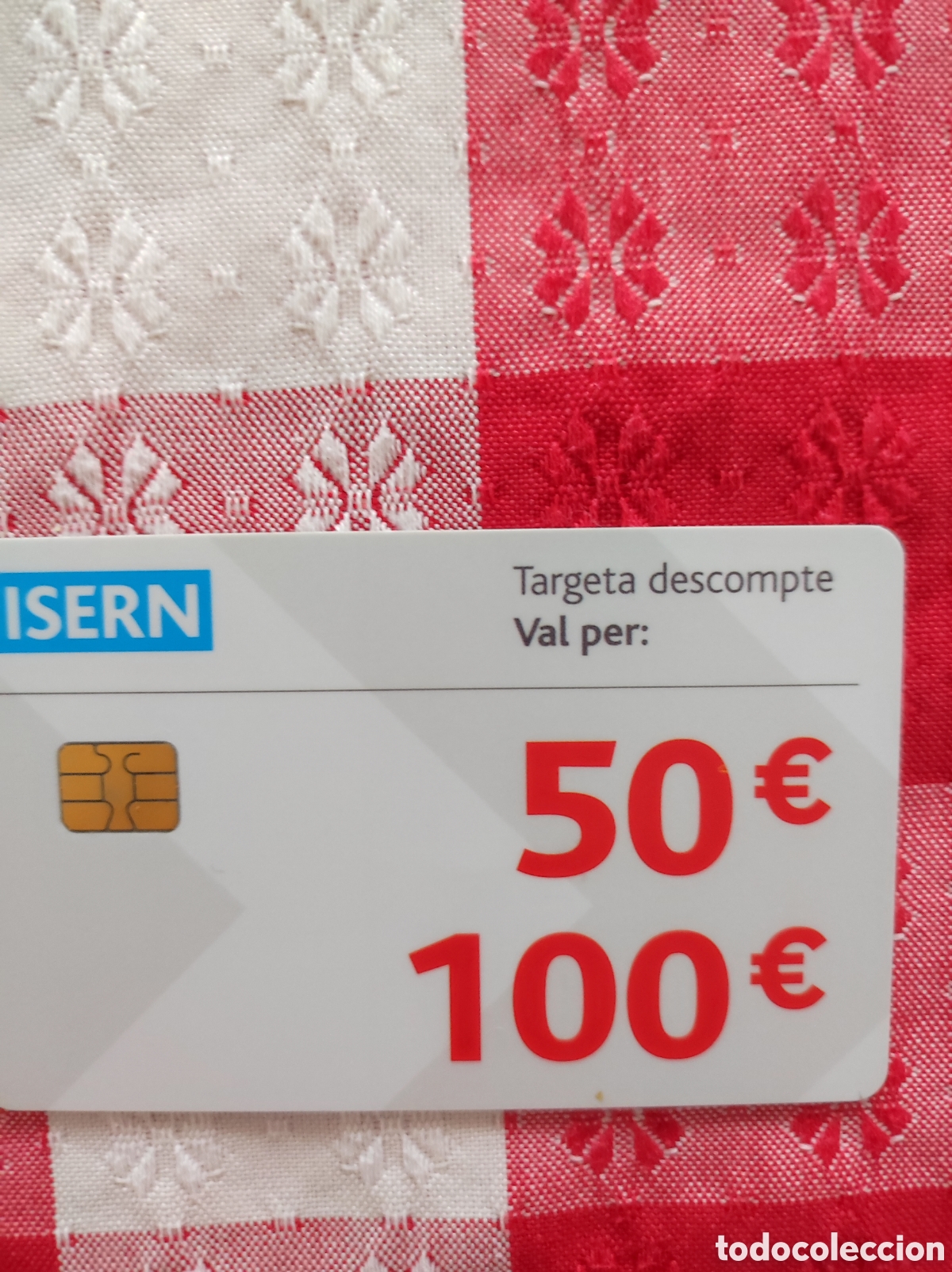 Coleccionismo: Tarjeta de inser mu rara