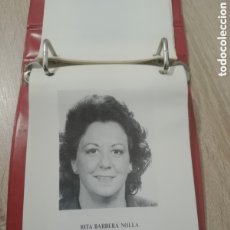Coleccionismo: VALENCIA. CORTS VALENCIANES: CUADERNO CON 88 FICHAS DE DIPUTADOS DE LA II LEGISLATURA. 1987-91