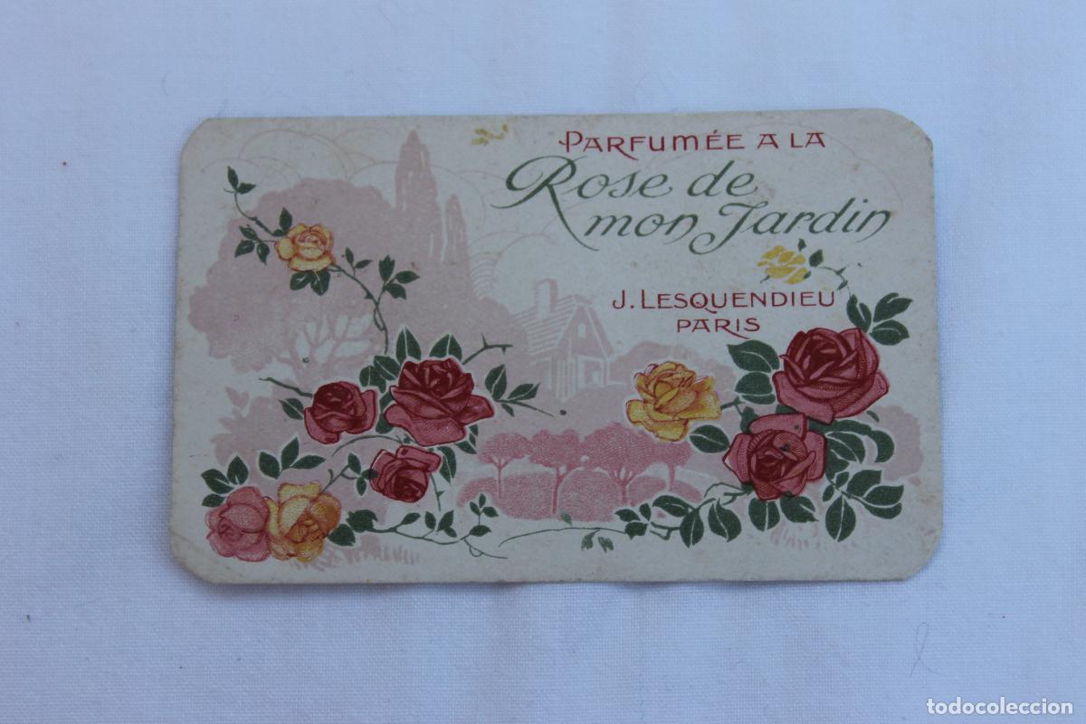 Colecionismo: PARFUMEE A LA ROSE DE MON JARDIN LEQUIENDIEU PARIS