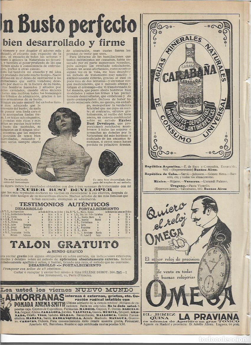 Coleccionismo: A&Ntilde;O 1920 RECORTE PRENSA PUBLICIDAD CARABA&Ntilde;A AGUA AGUAS MINERALES NATURALES