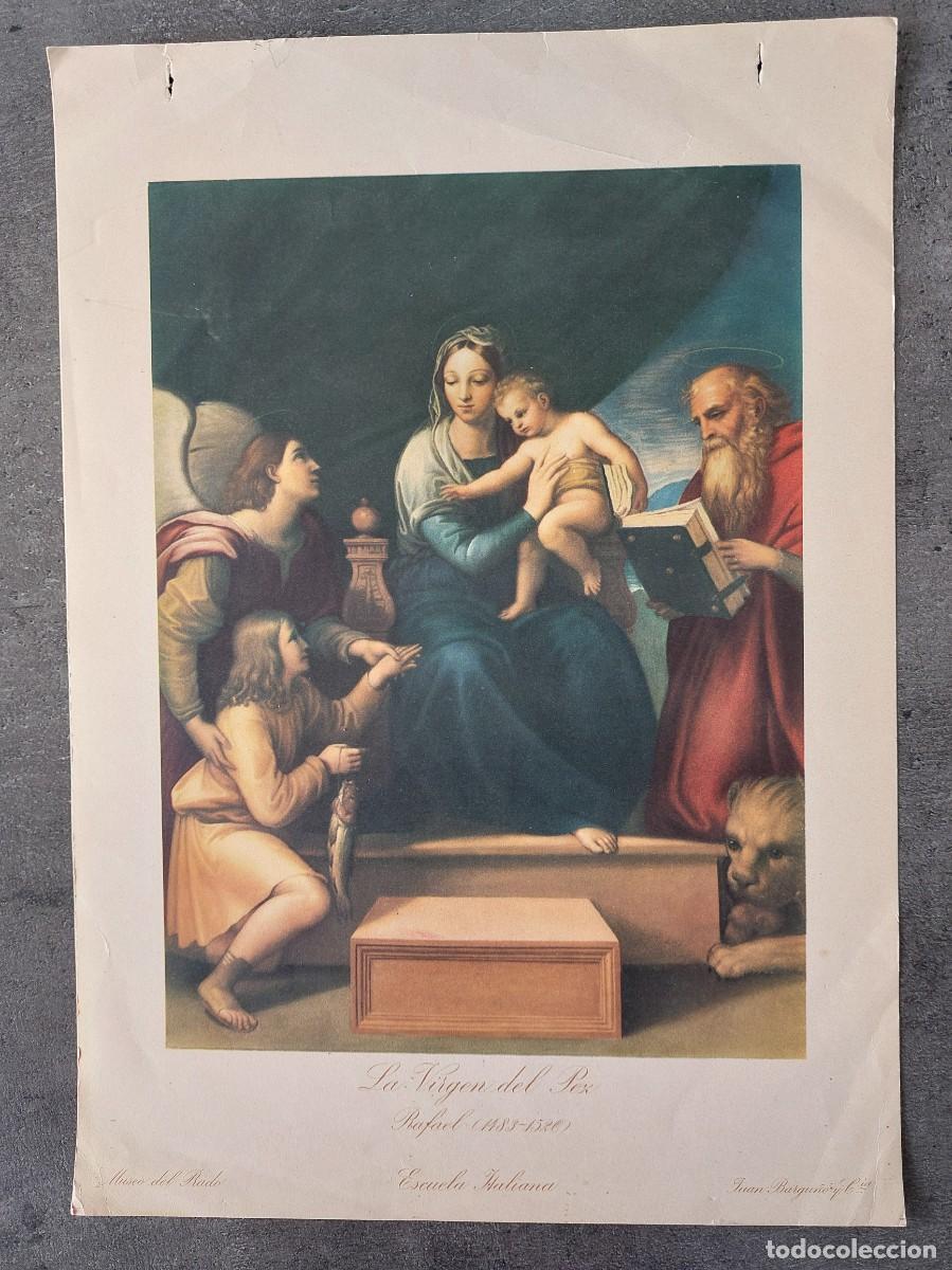 Collectionnisme: L&aacute;mina- La Virgen del Pez- Rafael.