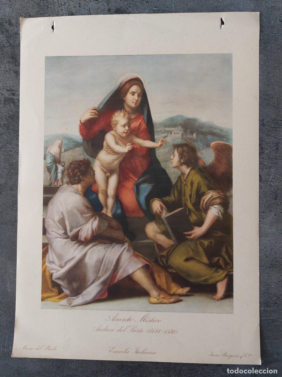 Collectionnisme: L&aacute;mina - Asunto mistico - Andrea del Sarto