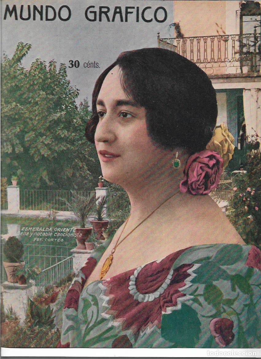 Colecionismo: A&Ntilde;O 1920 RECORTE PRENSA ESMERALDA ORIENTE ARTISTA CANTANTE CANCIONISTA FOTOGRAFIA CORTES