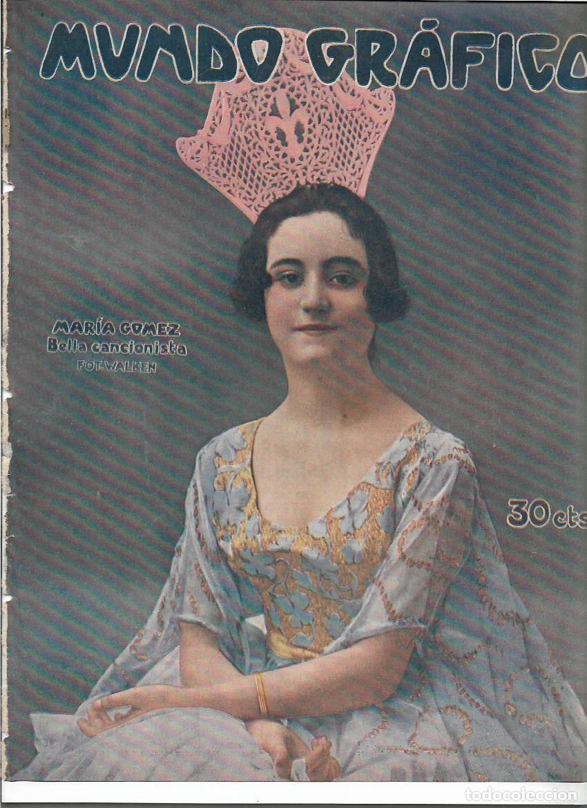 Colecionismo: A&Ntilde;O 1920 RECORTE PRENSA MARIA GOMEZ ARTISTA CANTANTE CANCIONISTA FOTOGRAFIA WALKEN