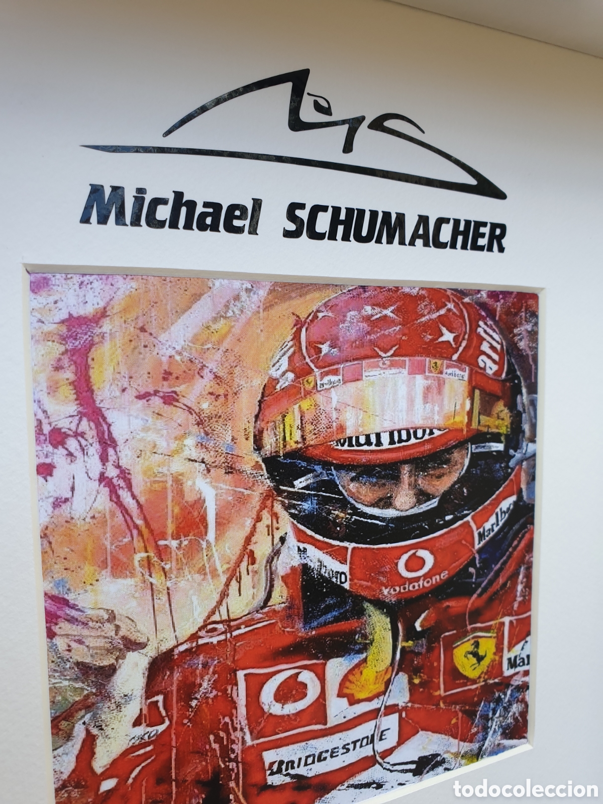 Coleccionismo: CUADRO MICHAEL SCHUMACHER - Foto 2