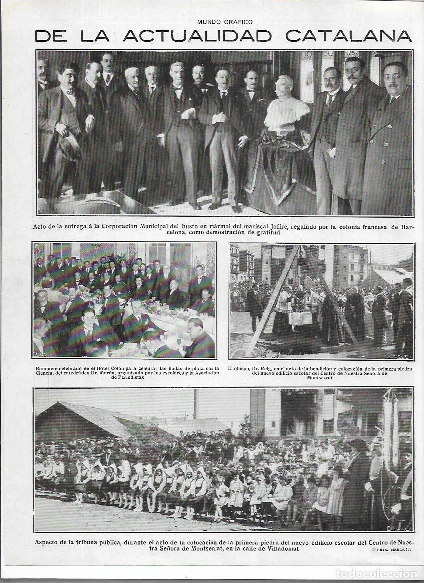 Colecionismo: A&Ntilde;O 1920 RECORTE PRENSA BCNA HOTEL COLON BANQUETE BODAS PLATA CIENCIA CATEDRATICO DR MURUA