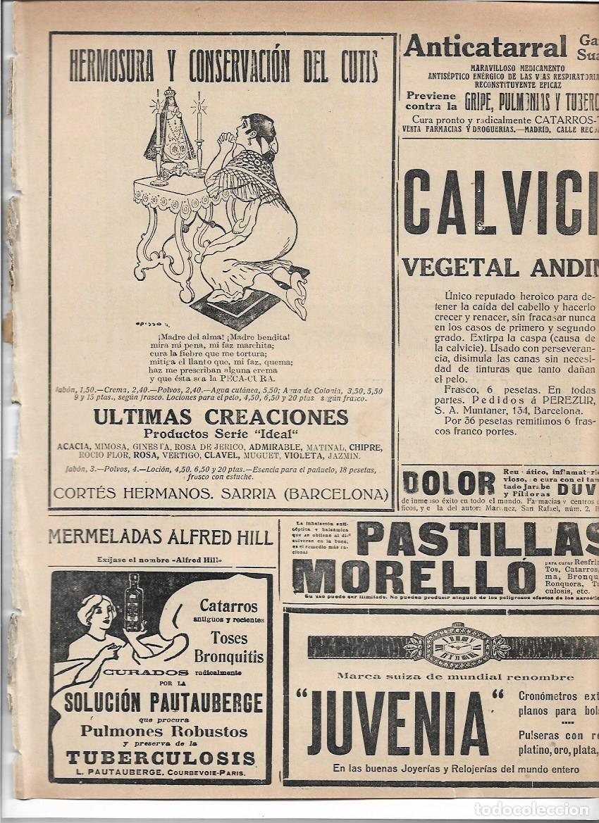 Coleccionismo: A&Ntilde;O 1920 RECORTE PRENSA PUBLICIDAD CORTES HERMANOS SARRIA CREACIONES IDEAL BELLEZA PECA CURA