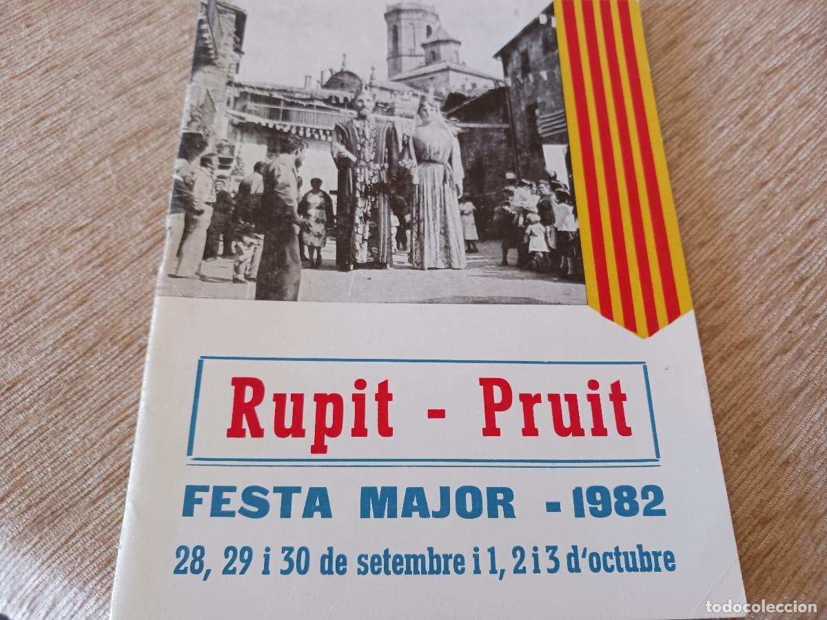 Coleccionismo: programa de festa major, rupit - pruit 1982, 24 pag. conjunt brillants i andres castell