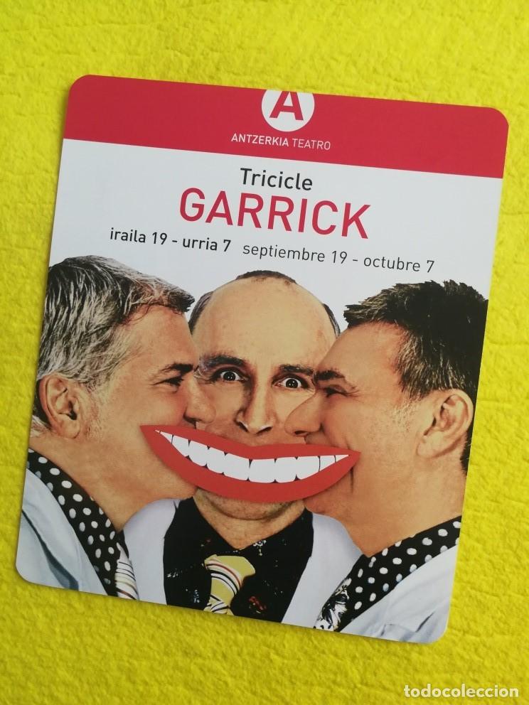 Coleccionismo: PROGRAMA DE TEATRO - TRICICLE GARRICK - Foto 1