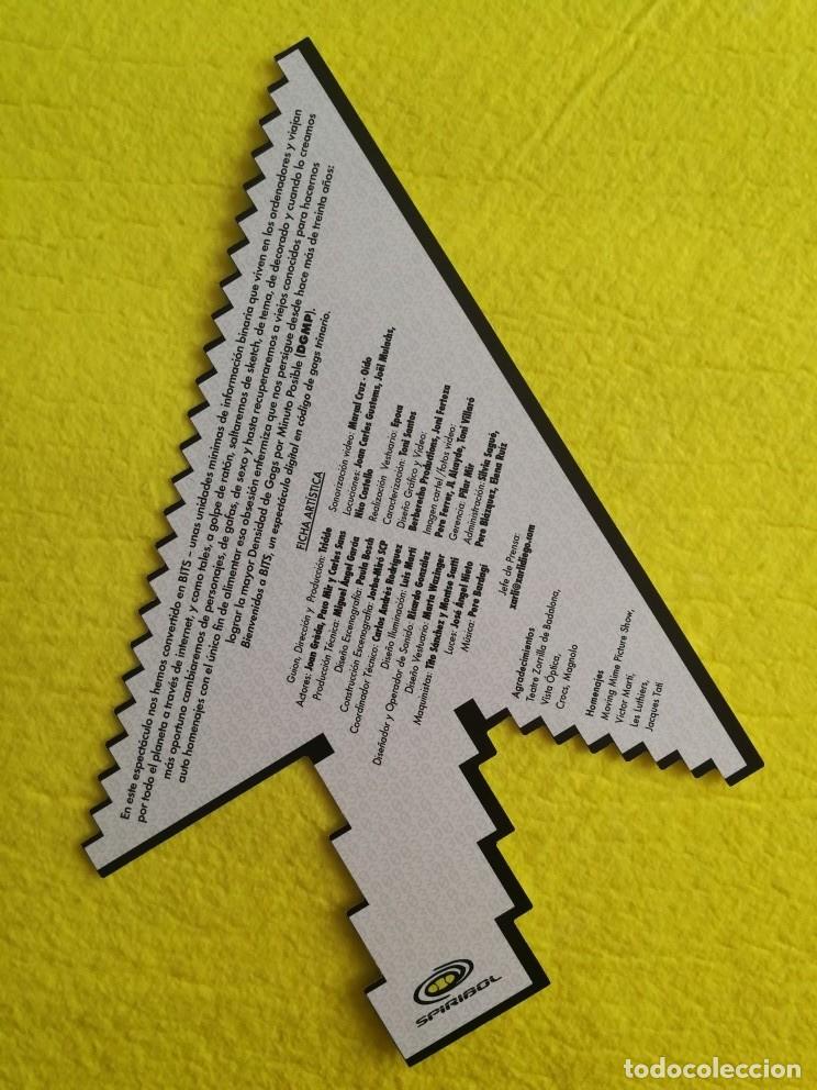 Coleccionismo: PROGRAMA DE TEATRO - TROQUELADO - TRICICLE BITS - Foto 2