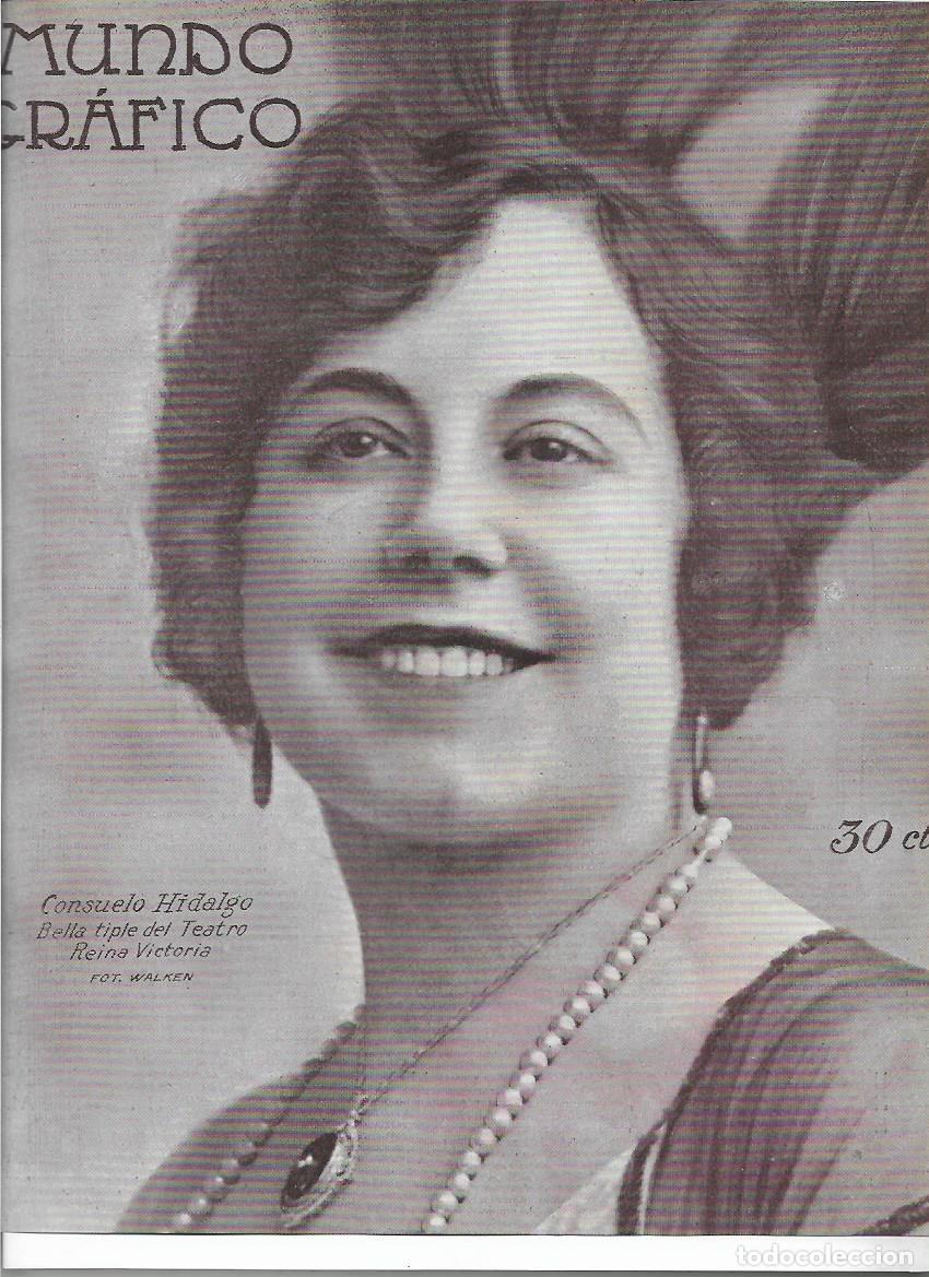 Coleccionismo: A&Ntilde;O 1920 RECORTE PRENSA CONSUELO HIDALGO ARTISTA TIPLE TEATRO REINA VICTORIA FOTOGRAFIA WALKEN