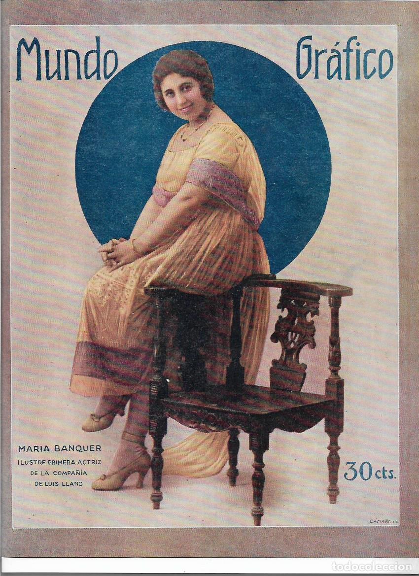 Coleccionismo: A&Ntilde;O 1920 RECORTE PRENSA MARIA BANQUER ARTISTA PRIMERA ACTRIZ COMPA&Ntilde;IA DE LUIS LLANO