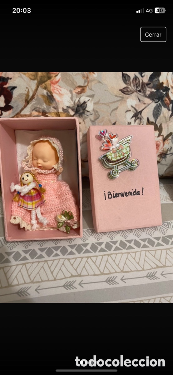 Coleccionismo: Bienvenida beb&eacute; ni&ntilde;a - Foto 1