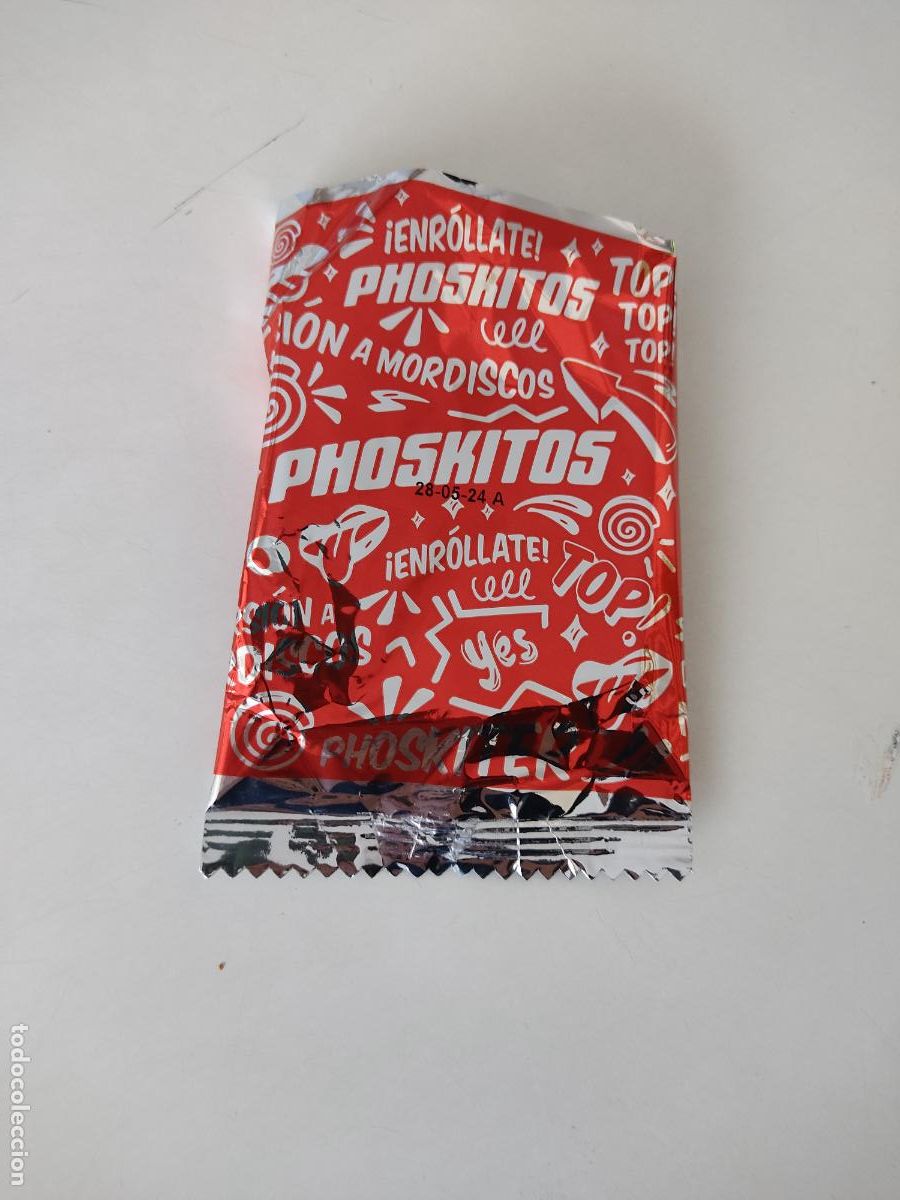 Coleccionismo: ENVOLTORIO VACIO MARCA PUBLICIDAD PHOSKITOS DISCOS ENROLLATE DIVERSI&Oacute;N A MORDISCOS