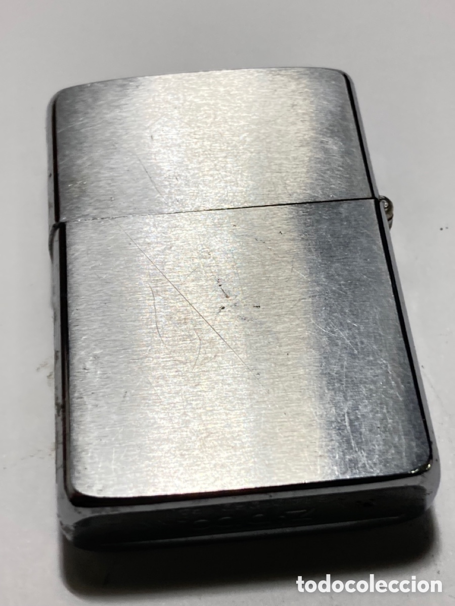 Coleccionismo: Mechero Zippo metal zepillado cl&aacute;sico/Z32