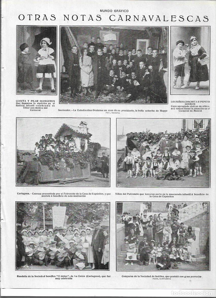 Sammelleidenschaft Papier: A&Ntilde;O 1920 RECORTE PRENSA SANTANDER ESTUDIANTINA OVETENSE TUNA PRESIDENTA SE&Ntilde;ORITA DE HOPPE