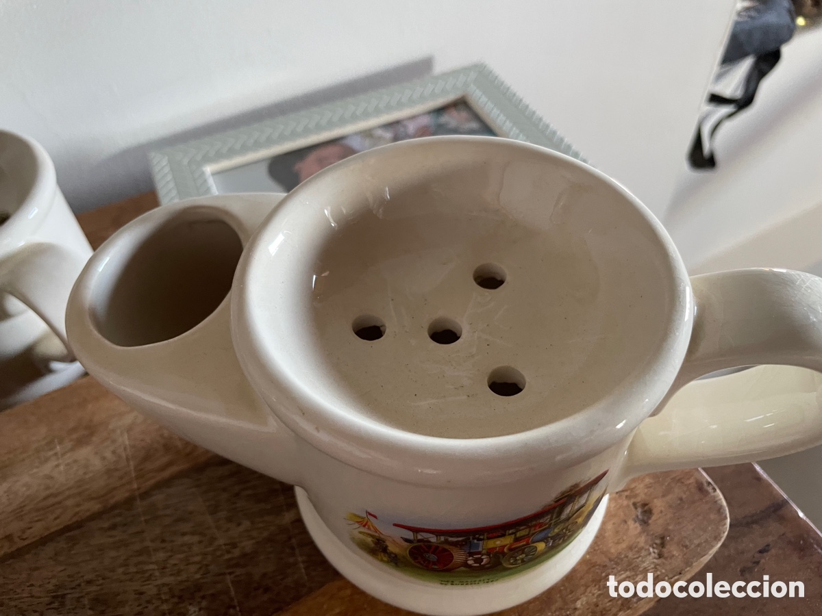 Coleccionismo: Tazas de barberos antiguas - Foto 3