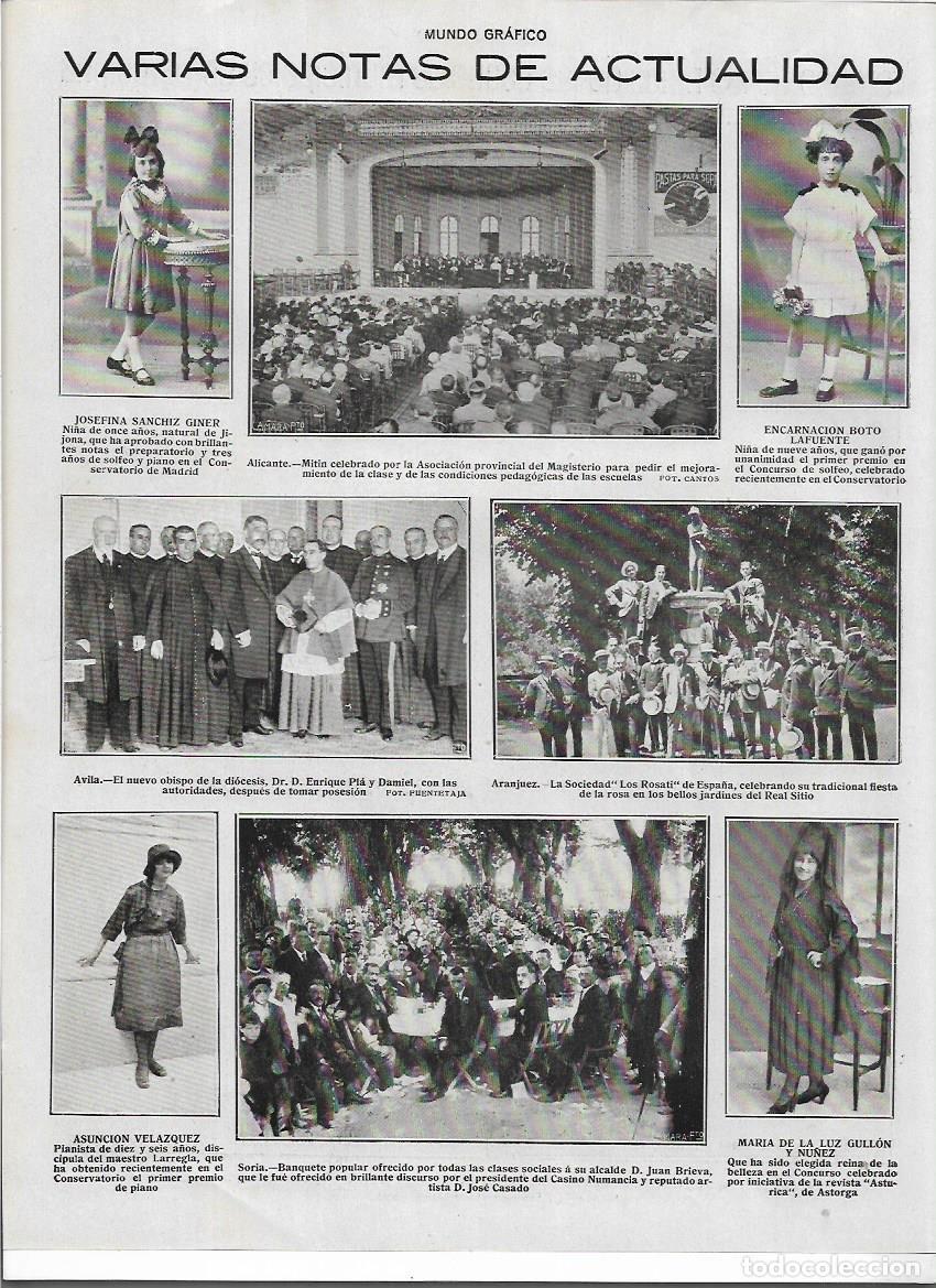 Sammelleidenschaft Papier: A&Ntilde;O 1919 RECORTE PRENSA ARANJUEZ SOCIEDAD LOS ROSATI DE ESPA&Ntilde;A FIESTA DE LA ROSA