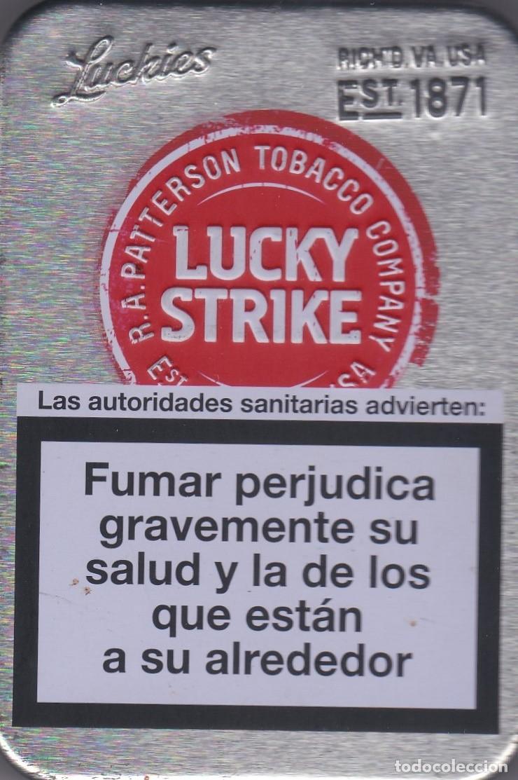 Coleccionismo: Pitillera de Lucky Strike. Edici&oacute;n Limitada. Vacia. - Foto 1