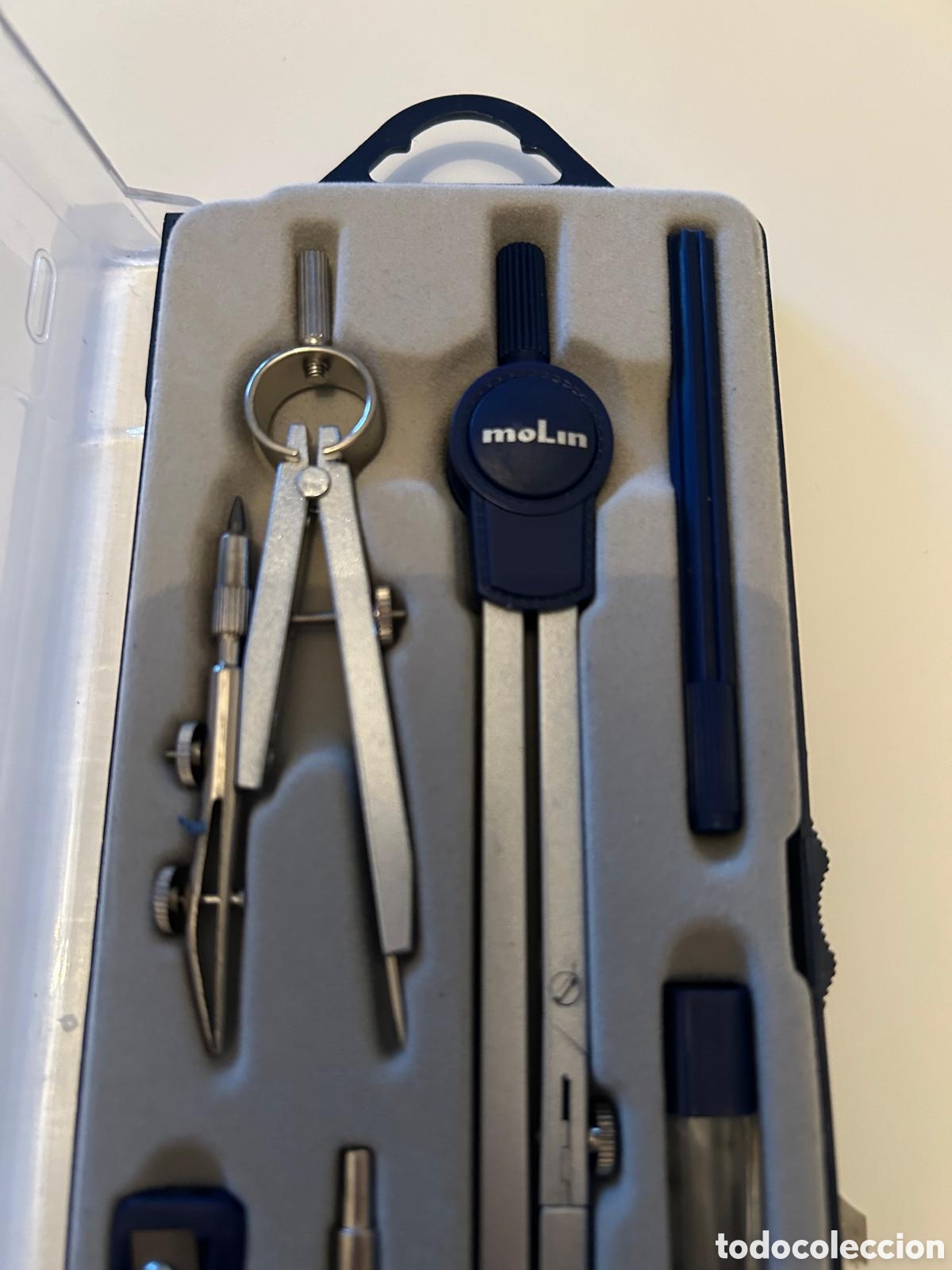 Coleccionismo: Estuche juego de comp&aacute;s rolin - Foto 3