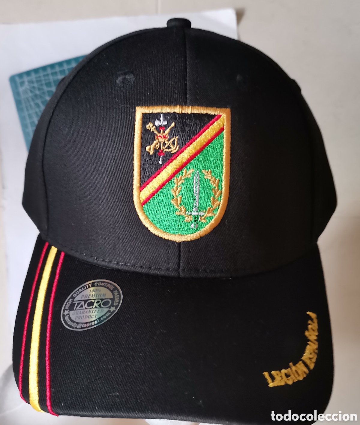 Coleccionismo: Gorra BOEL LEGI&Oacute;N ESPA&Ntilde;OLA BANDERA DE OPERACIONES ESPECIALES EJ&Eacute;RCITO DE TIERRA ESPA&Ntilde;A