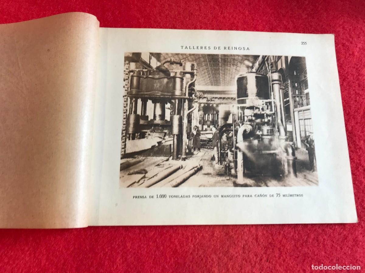 Collectionnisme: L&Aacute;MINA. TALLERES DE REINOSA. 25 X 18. PRENSA...FORJANDO MANGUITO PARA CA&Ntilde;&Oacute;N DE 75 MM. 1922