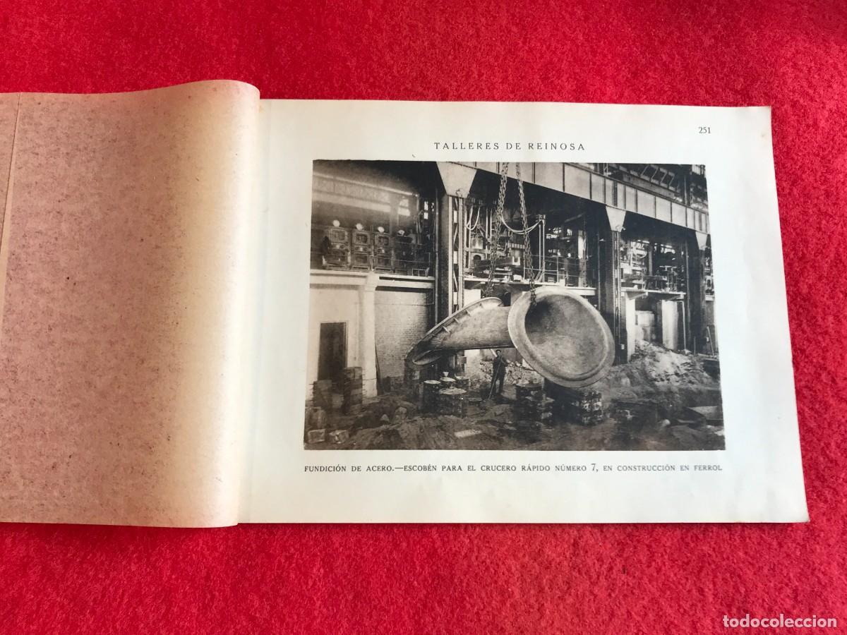 Coleccionismo: L&Aacute;MINA. TALLERES DE REINOSA. 25 X 18. FUNDICI&Oacute;N DE ACERO. ESCOB&Eacute;N PARA EL CRUCERO...FERROL 1922