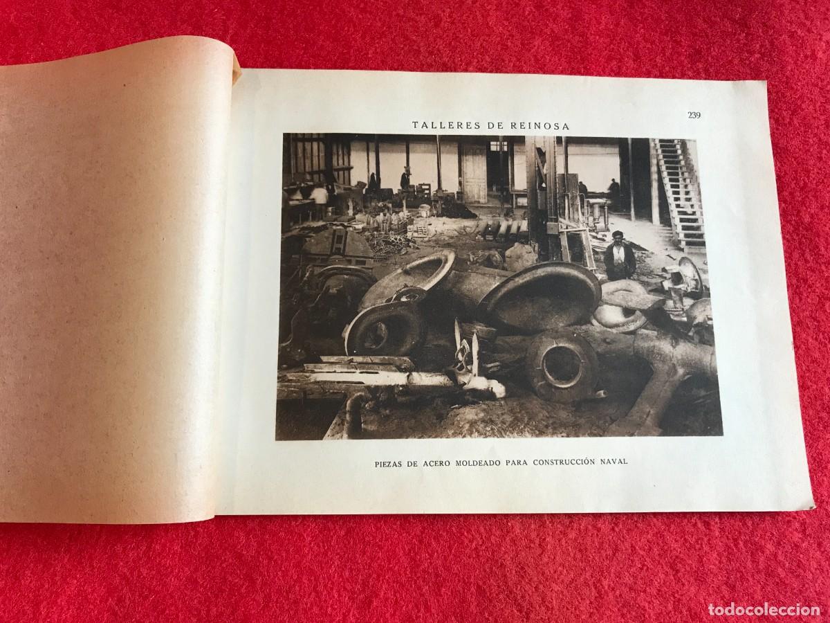 Coleccionismo: L&Aacute;MINA. TALLERES DE REINOSA. 25 X 18. PIEZAS DE ACERO MOLDEADO.... 1922