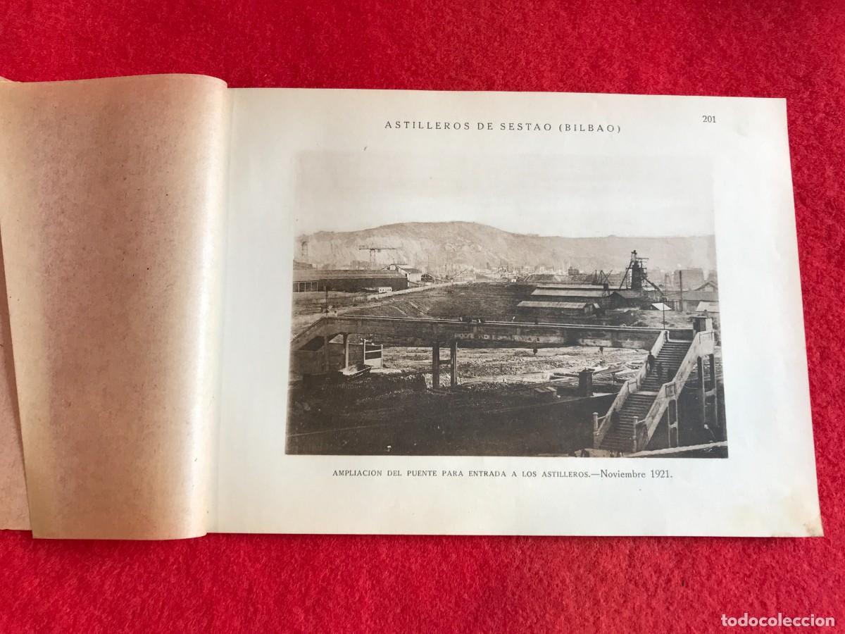 Collezionismo: L&Aacute;MINA. ASTILLEROS DE SESTAO, BILBAO. 25 X 18. AMPLIACI&Oacute;N DEL PUENTE.... 1921