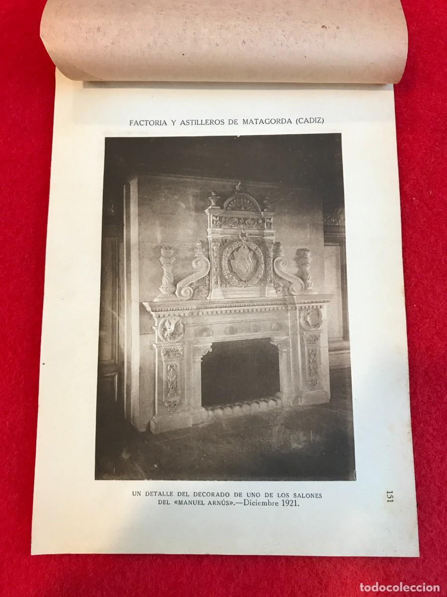 Collezionismo: L&Aacute;MINA. ASTILLEROS DE MATAGORDA, C&Aacute;DIZ. 25 X 18. DETALLE.. SALONES DEL MANUEL ARN&Uacute;S.... 1921