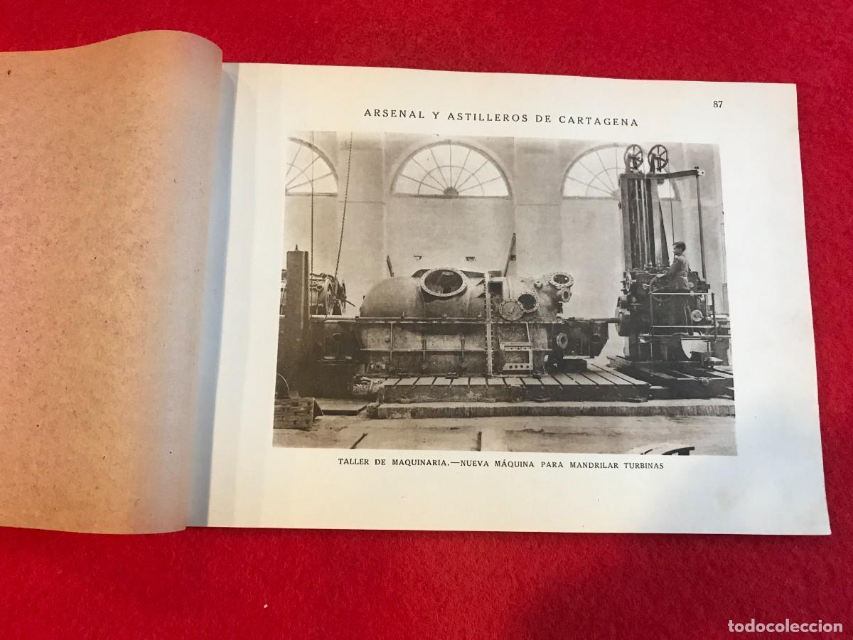 Collecting paper: L&Aacute;MINA. ARSENAL DE CARTAGENA. 25 X 18. TALLER DE MAQUINARIA... 1922