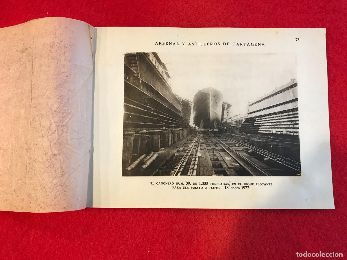 Collecting paper: L&Aacute;MINA. ARSENAL DE CARTAGENA. 25 X 18. CA&Ntilde;ONERO N&ordm; 30... 1922