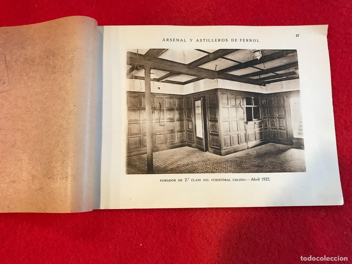 Collecting paper: L&Aacute;MINA. ARSENAL DE FERROL. 25 X 18. FUMADOR DE 2&ordf; CLASE DEL CRIST&Oacute;BAL COL&Oacute;N. 1922
