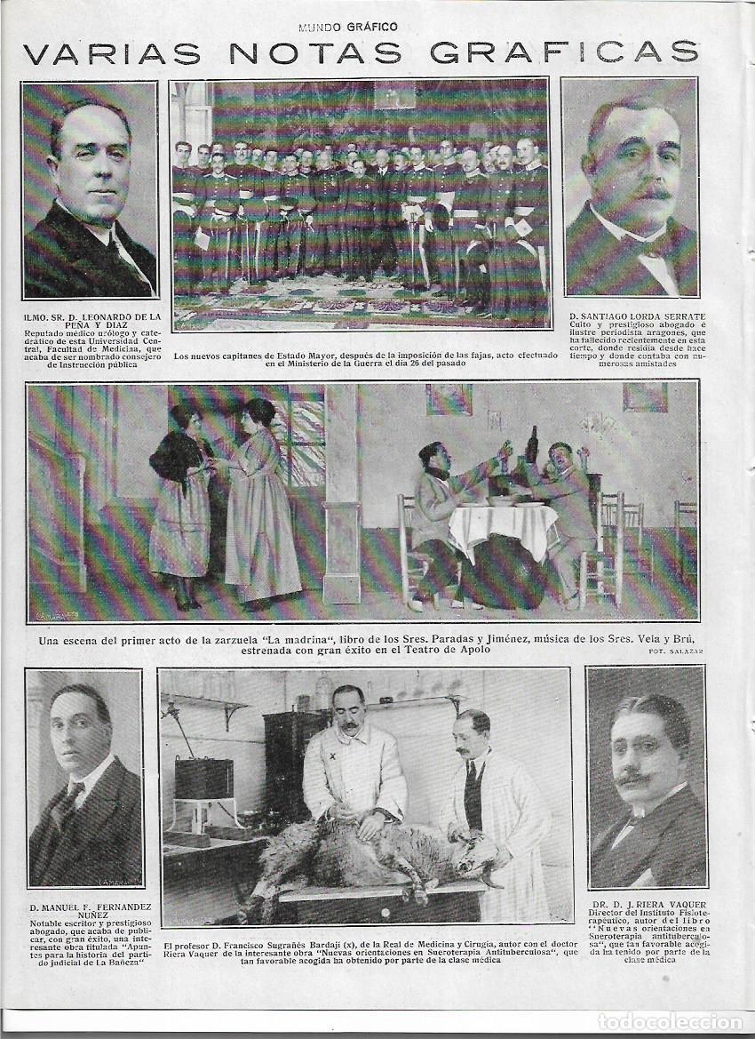 Collezionismo: 1919 RECORTE PRENSA MEDICINA DR SUGRA&Ntilde;ES BARDAJI RIERA VAQUER TRABAJANDO SUERO SAT ANTITUBERCULOSIS