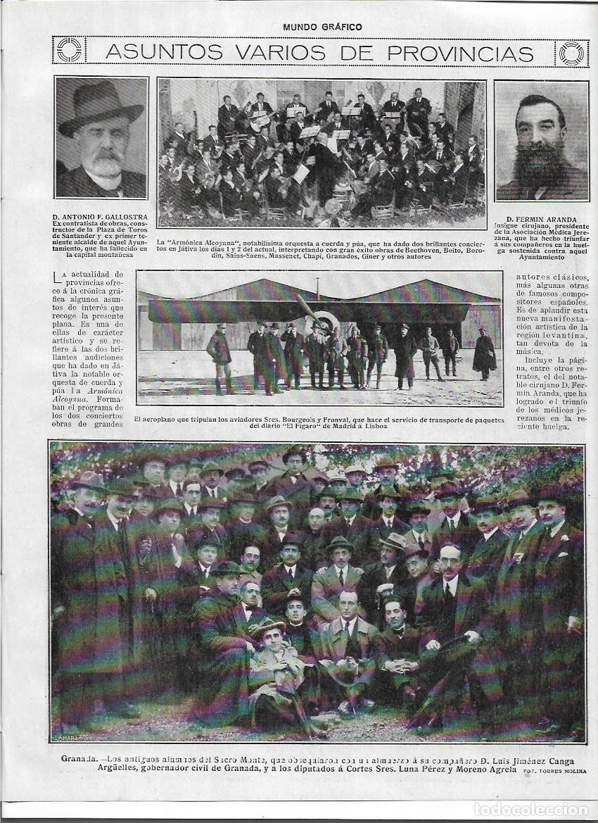 Sammelleidenschaft Papier: 1919 RECORTE PRENSA AVIACION AEROPLANO SERVICIO TRANSPORTE PAQUETES DIARIO EL FIGARO MADRID LISBOA