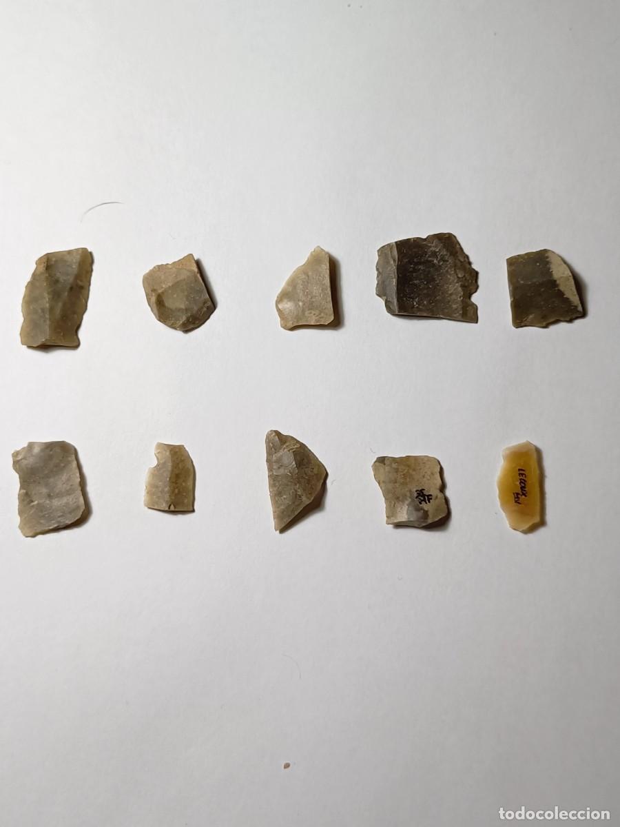 Sammeln: musteriense Pedernal 10 Herramientas (Lote 36/2)