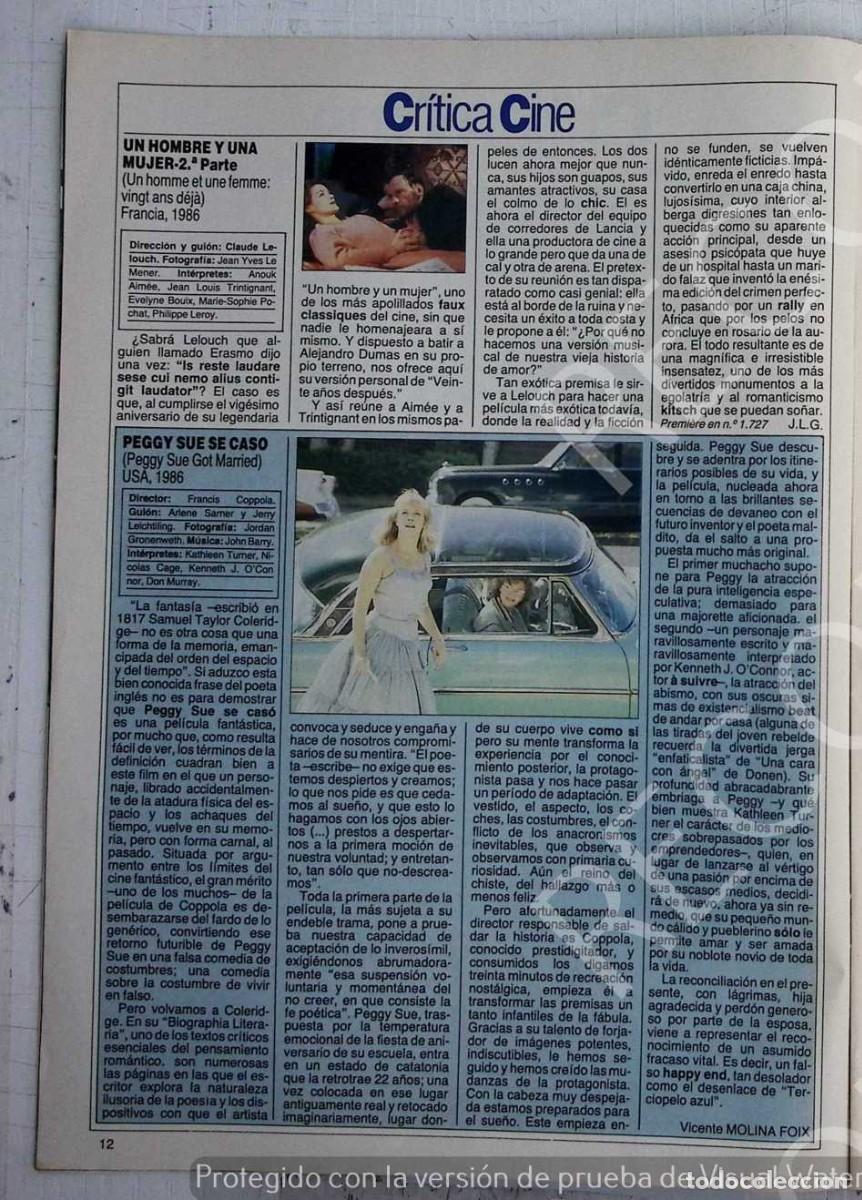 Collectionnisme: KATHLEEN TURNER PEGGY SUE SE CASO JEAN LOUIS TRINTIGNANT ANOUK AIMEE