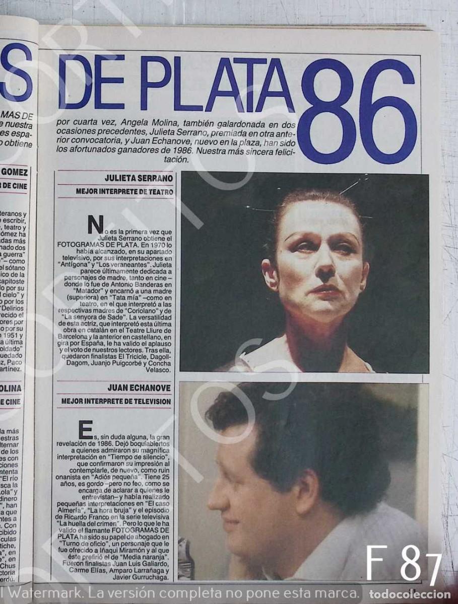 Colecionismo: JULIETA SERRANO JUAN ECHANOVE