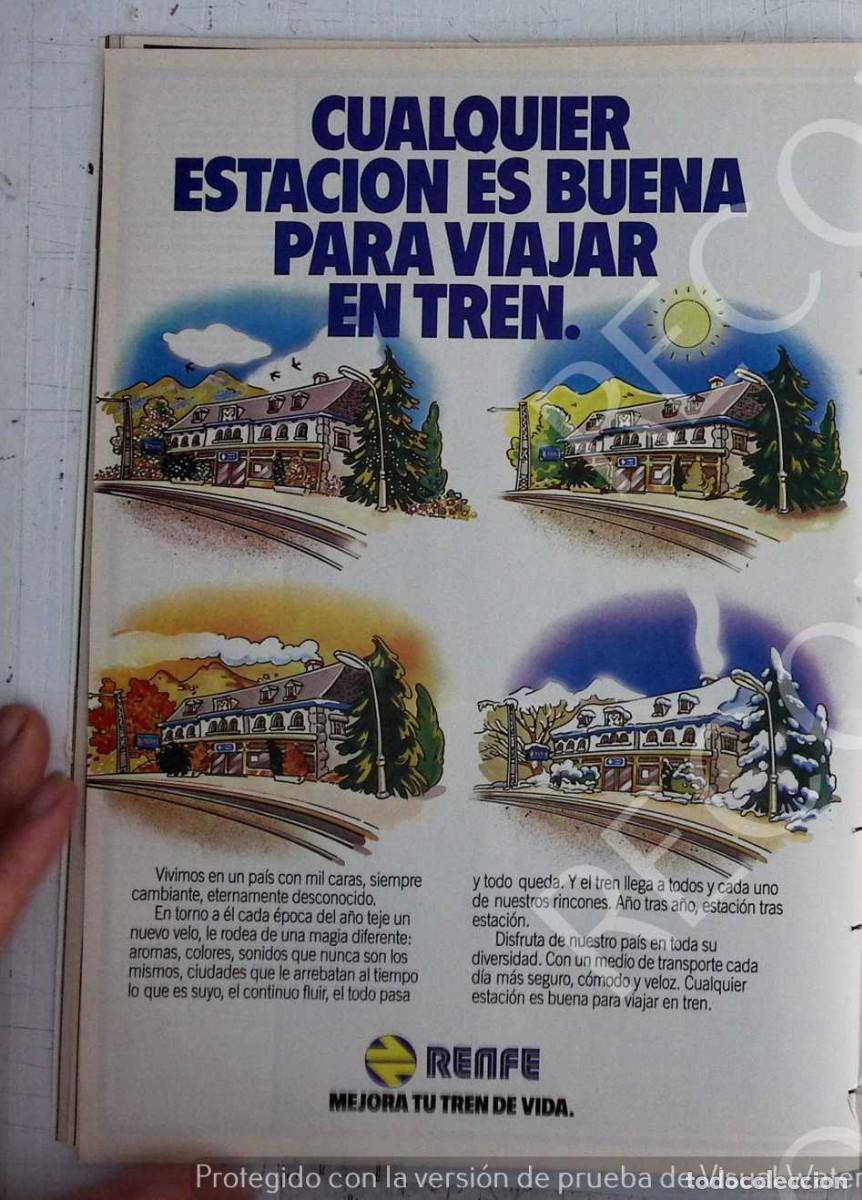 Collectionnisme: RENFE ANUNCIO PUBLICIDAD
