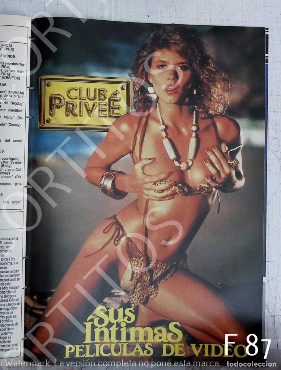 Colecionismo: CLUB PRIVEE ANUNCIO PUBLICIDAD CINE XXX EROTICO PONO
