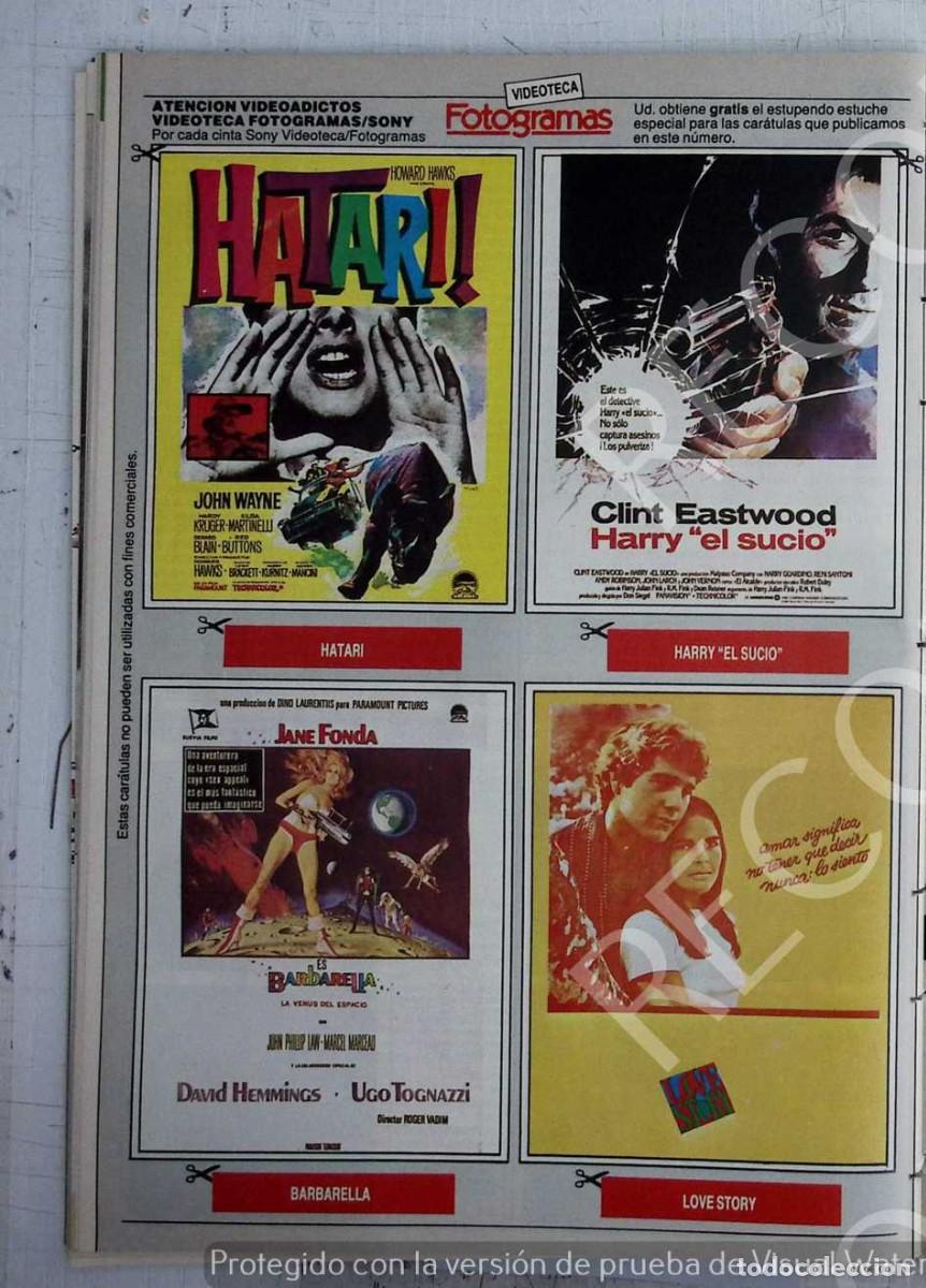 Collectionnisme: JOHN WAYNE XLINT EASTWWOD BARBARELLA JANE FONDA ALI MCGRAW RYAN ONELA LOVE STORY HATARI HARRY EL