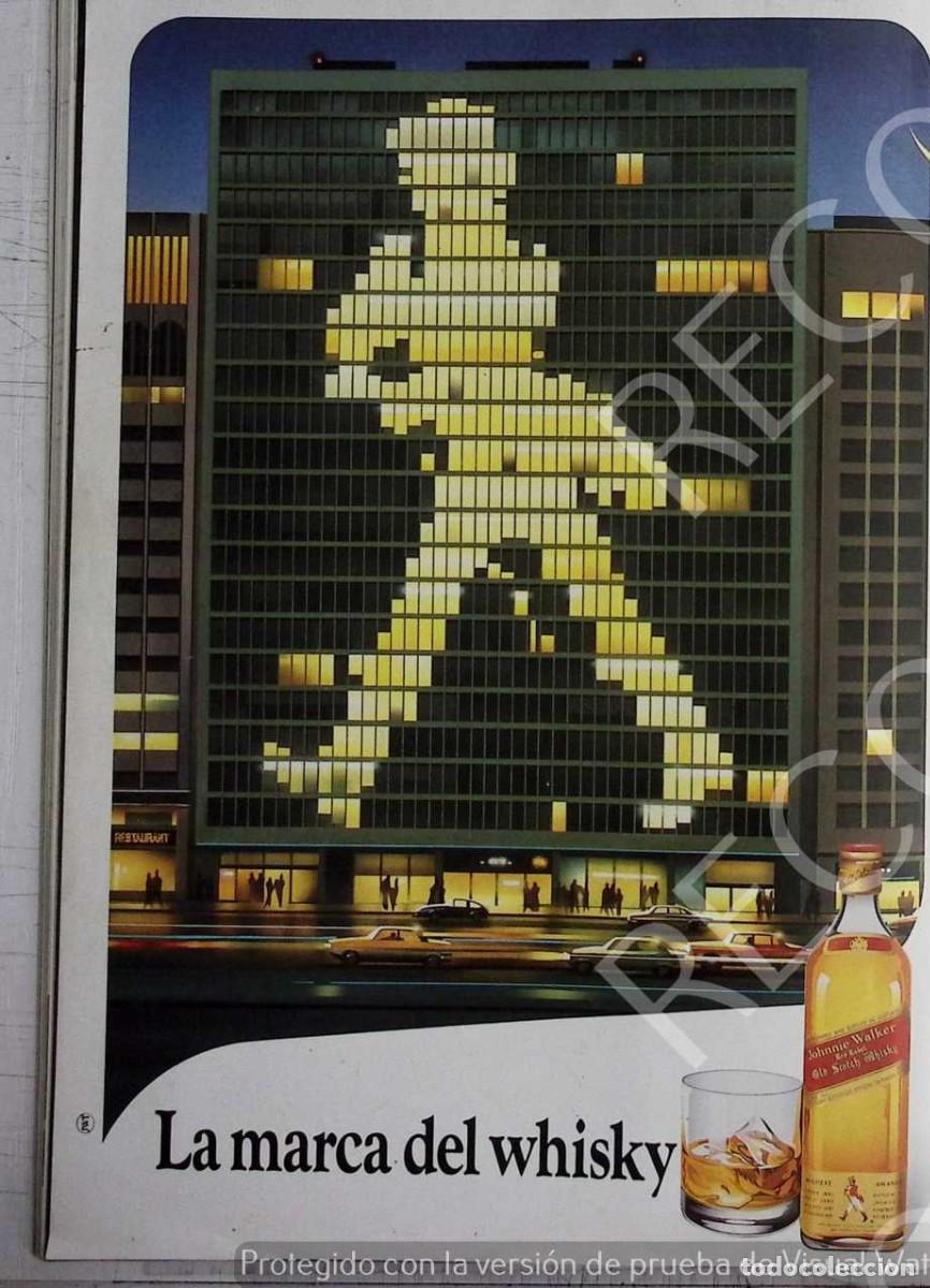 Collectionnisme: JOHNNIE WALKER WHISKY ANUNCIO PUBLICIDAD