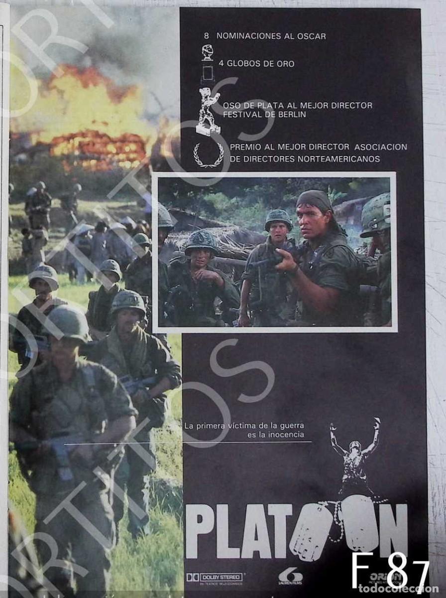 Colecionismo: PLATOON CHARLIE SHEEN WILLEM DAFOE TOM BERENGER FOREST WHITAKER JOHNNY DEEP