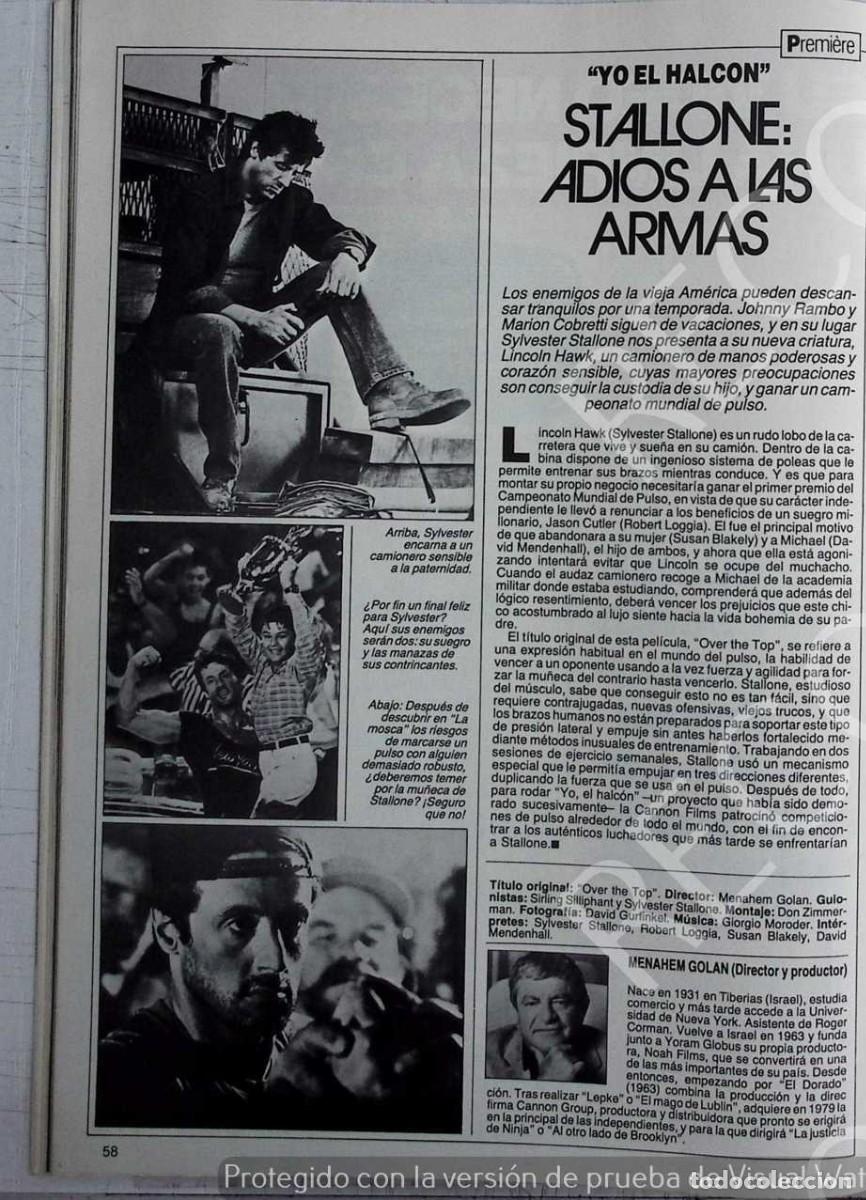 Coleccionismo: SYLVESTER STALLONE - Foto 1