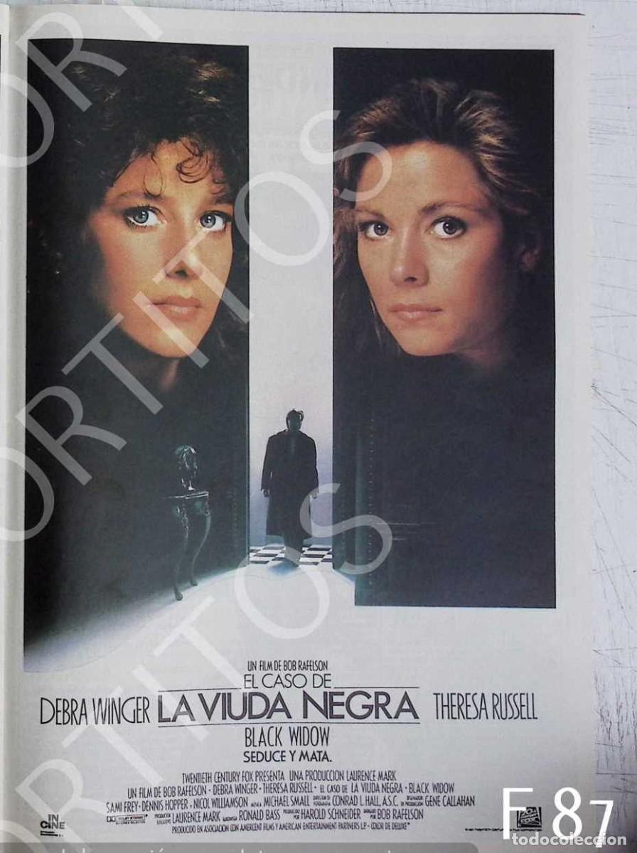 Colecionismo: debra winger THERESA RUSSELL LA VIUDA NEGRA