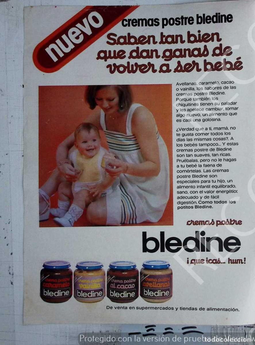 Collectionnisme: BLEDINE ALIMENTOS INFANTILES PUBLICIDAD