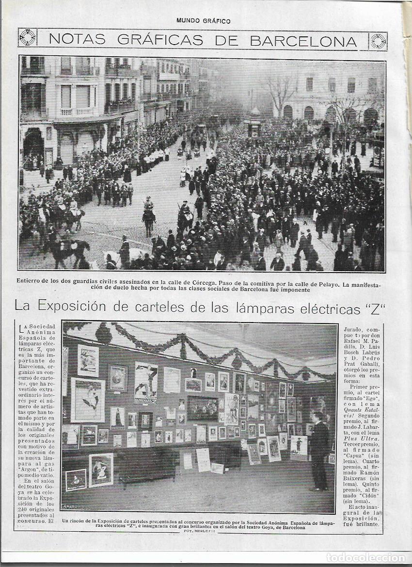 Sammelleidenschaft Papier: A&Ntilde;O 1919 RECORTE PRENSA BCNA SALON GOYA EXPOSICION CARTELES DE LAMPARAS ELECTRICAS Z CONCURSO