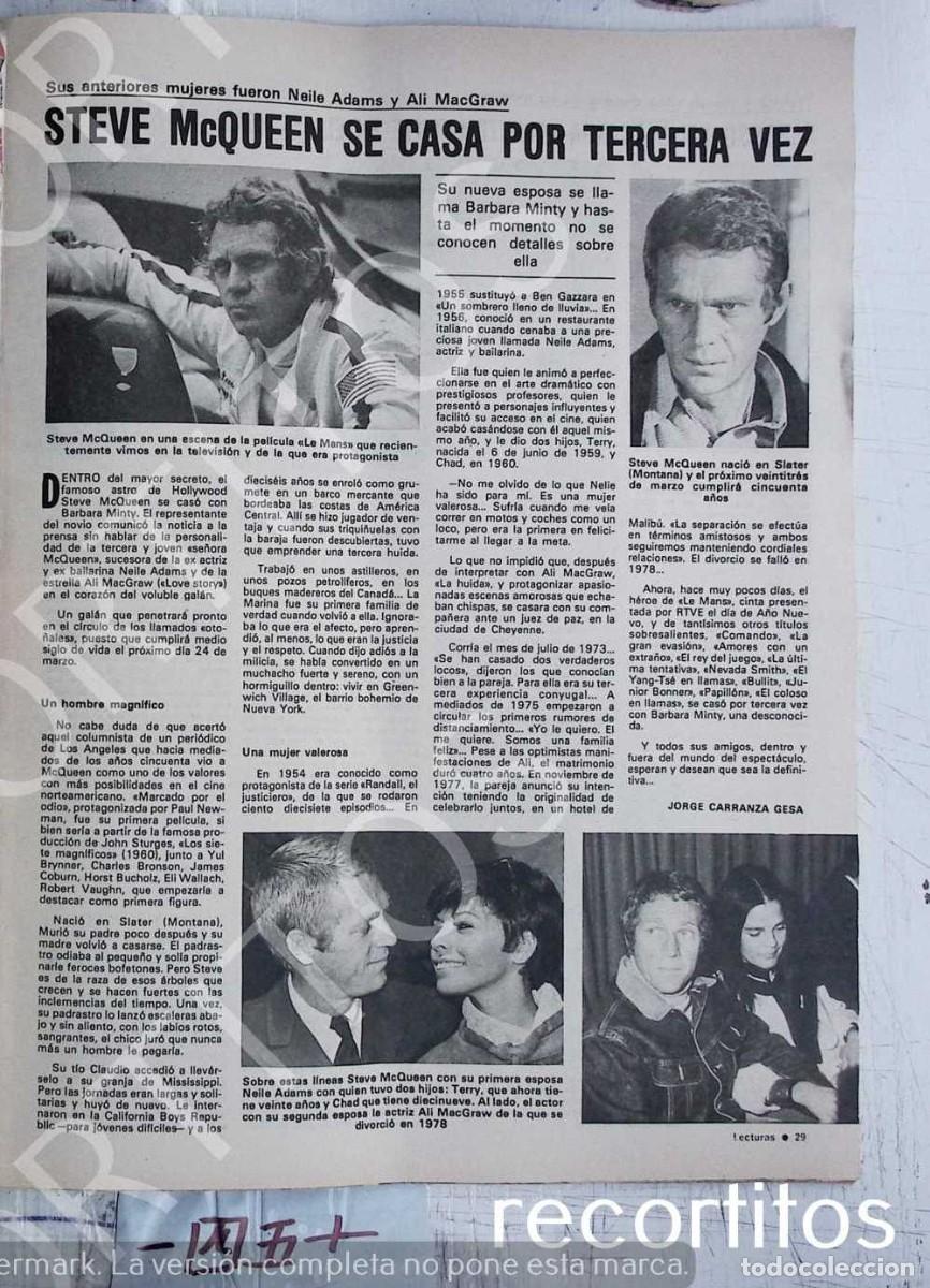 Sammeln: STEVE MCQUEEN ALI MCGRAW