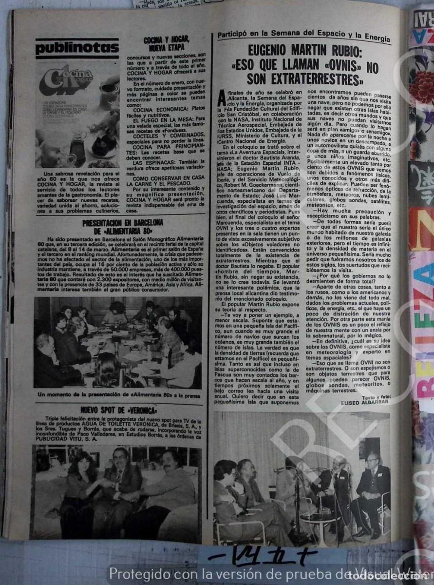 Collecting: SEMANA DEL ESPACIO Y LA ENERGIA LOS OVNIS NO SON EXTRATERRESTRES EUGENIO MARTIN RUBIO